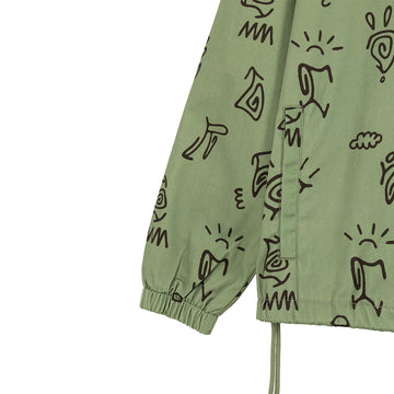 Hikerdelic Petroglyph Conway Smock Jacket Khaki - Parasol Store