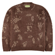 Hikerdelic Petroglyph Knitted Jumper Washed Bark - Parasol Store