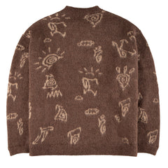 Hikerdelic Petroglyph Knitted Jumper Washed Bark - Parasol Store