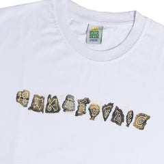 Hikerdelic Petroglyph SS T-Shirt White - Parasol Store