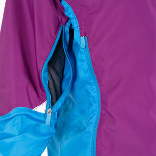 Paramo Womens Velez Jacket Foxglove / Neon Blue - Parasol Store
