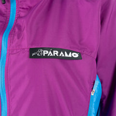 Paramo Womens Velez Jacket Foxglove / Neon Blue - Parasol Store