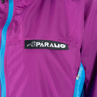 Paramo Womens Velez Jacket Foxglove / Neon Blue - Parasol Store