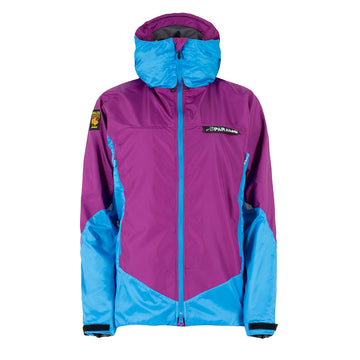 Paramo Womens Velez Jacket Foxglove / Neon Blue - Parasol Store