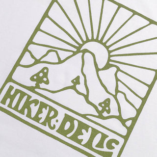Hikerdelic Quad Logo LS T-Shirt White - Parasol Store