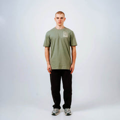 Hikerdelic Quad Logo T-Shirt Sage - Parasol Store