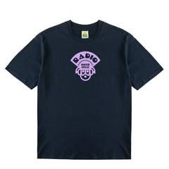 Hikerdelic Radio Logo SS T-Shirt Navy