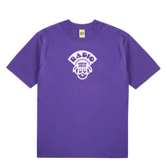 Hikerdelic Radio Logo SS T-Shirt Purple