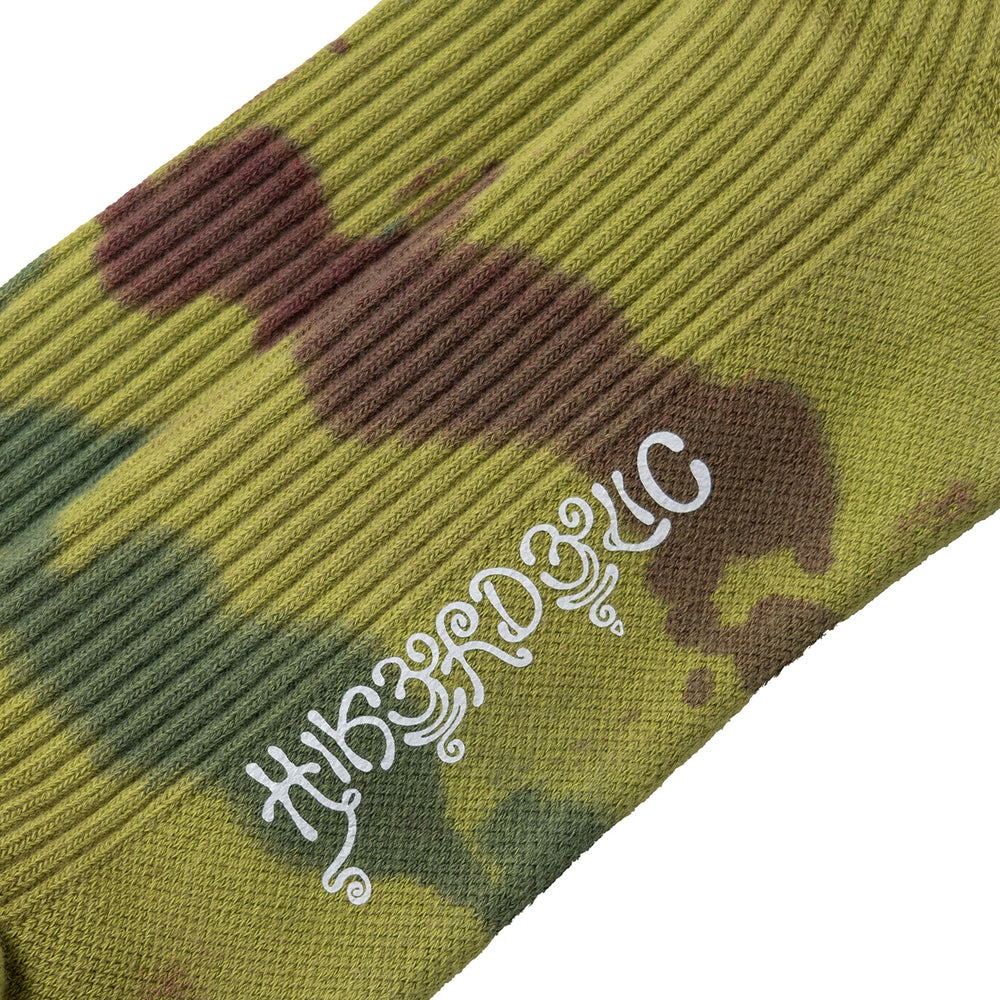 Hikerdelic Tie Dye Socks Green - Parasol Store