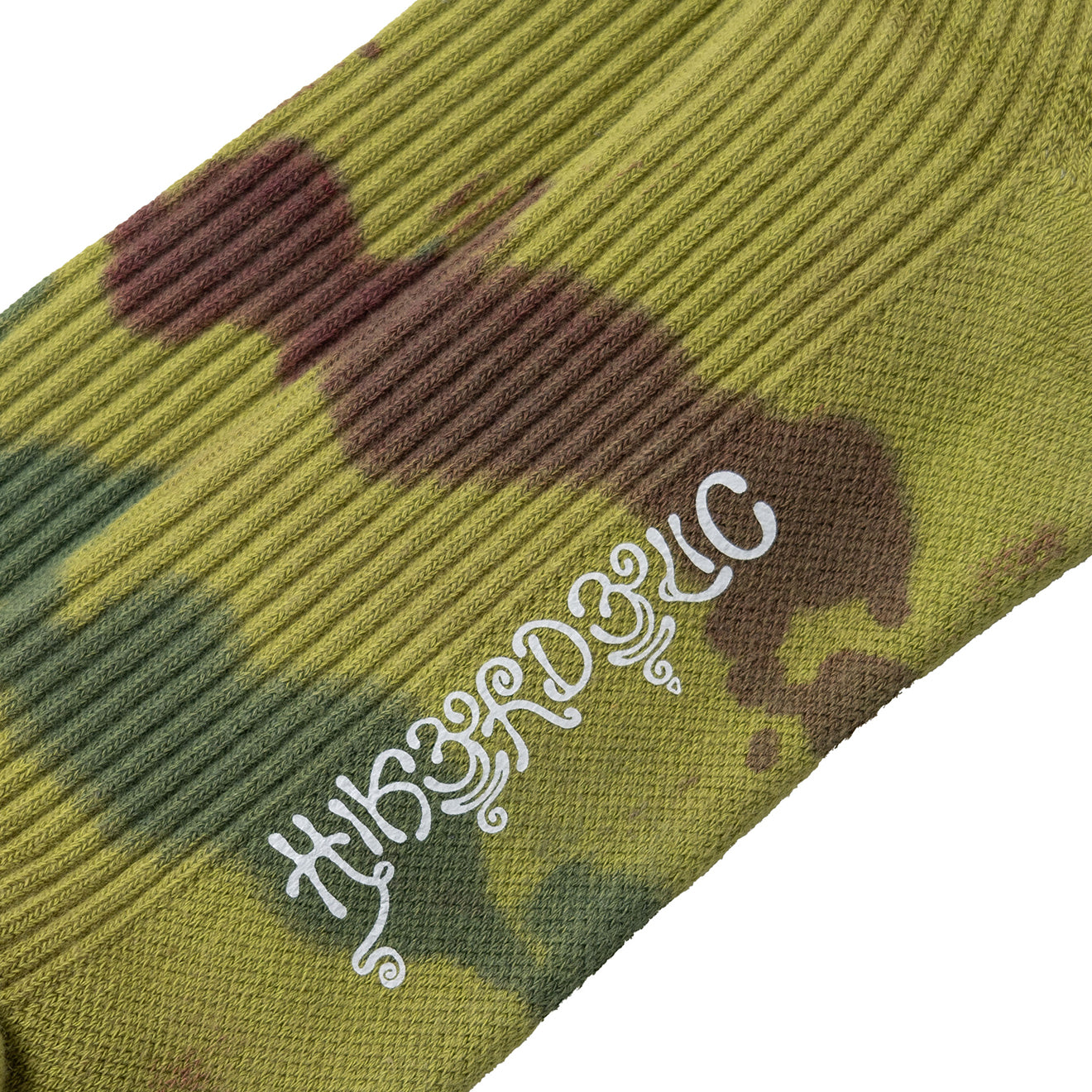 Hikerdelic Tie Dye Socks Green - Parasol Store