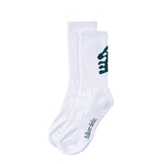 Hikerdelic Trip Socks White / Dark Green - Parasol Store