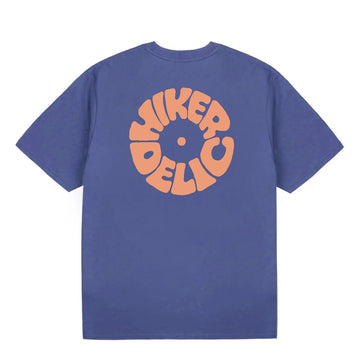 Hikerdelic Vinyl Logo T-Shirt Indigo Blue - Parasol Store