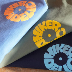 Hikerdelic Vinyl Logo T-Shirt Indigo Blue - Parasol Store