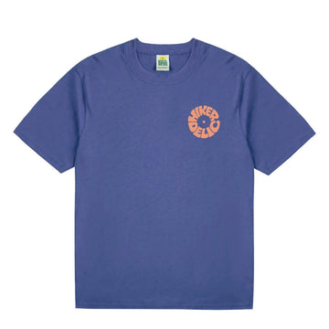 Hikerdelic Vinyl Logo T-Shirt Indigo Blue - Parasol Store