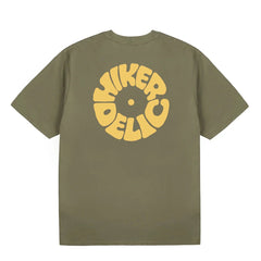 Hikerdelic Vinyl Logo T-Shirt Khaki - Parasol Store