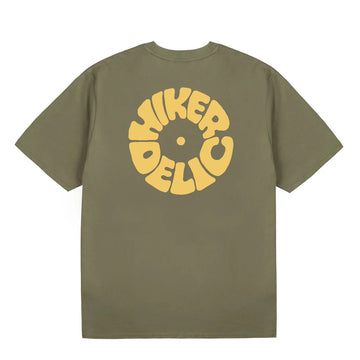 Hikerdelic Vinyl Logo T-Shirt Khaki - Parasol Store