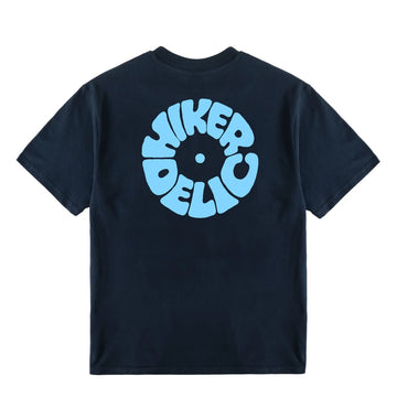 Hikerdelic Vinyl Logo T-Shirt Navy - Parasol Store