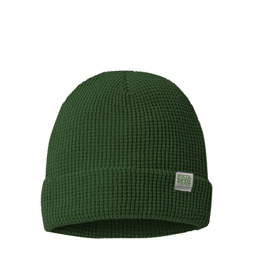 Hikerdelic Hikerdelic Waffle Beanie Hat Forest Green - Parasol Store