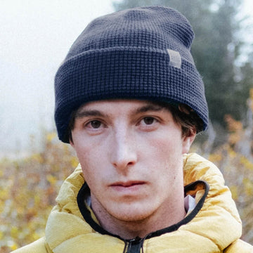 Hikerdelic Hikerdelic Waffle Beanie Hat Graphite - Parasol Store