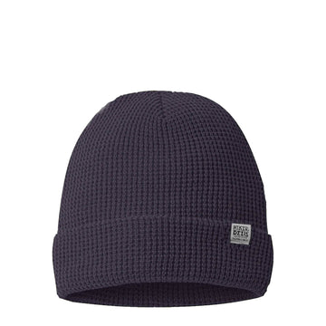 Hikerdelic Hikerdelic Waffle Beanie Hat Graphite - Parasol Store