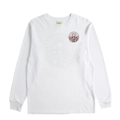 Hikerdelic Core Logo LS T-Shirt White
