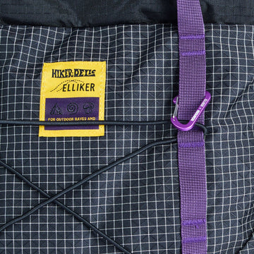 Hikerdelic x Elliker Carston Tote Bag Black - Parasol Store