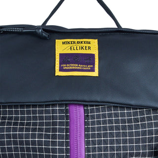 Hikerdelic x Elliker Cautley Flap Over Backpack Black - Parasol Store