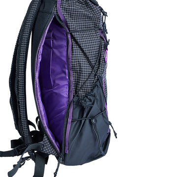 Hikerdelic x Elliker Cautley Flap Over Backpack Black - Parasol Store