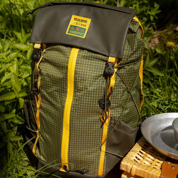 Hikerdelic x Elliker Cautley Flap Over Backpack Green