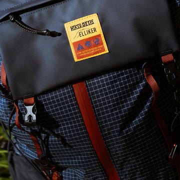 Hikerdelic x Elliker Cautley Flap Over Backpack Navy