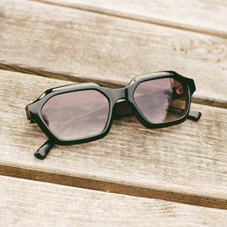 Hikerdelic x MessyWeekend Anthony Sunglasses Black Gradient Blue - Parasol Store