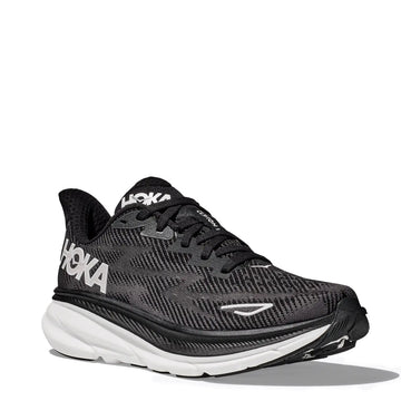 Hoka Clifton 9 Trainer Black / White - Parasol Store