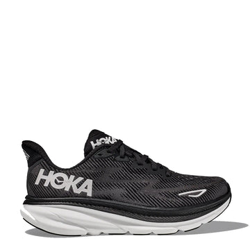 Hoka Clifton 9 Trainer Black / White - Parasol Store