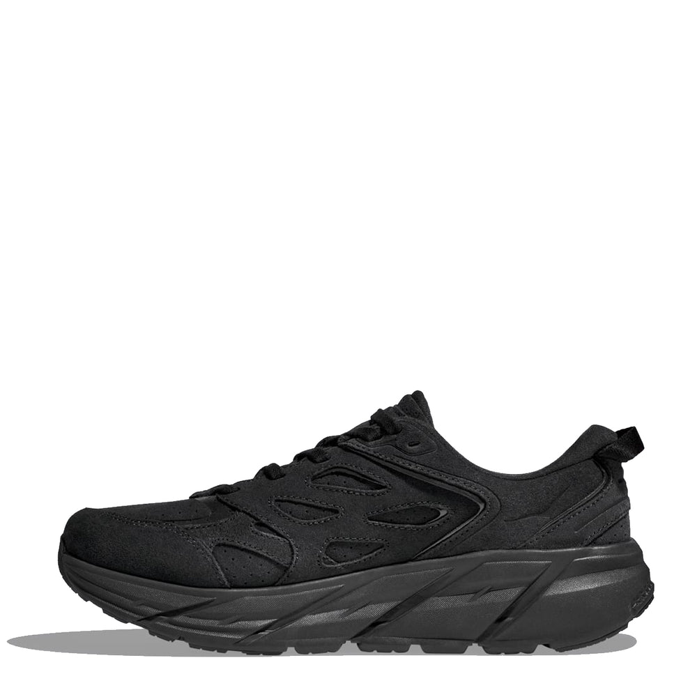 Hoka Clifton L Suede Black / Black - Parasol Store