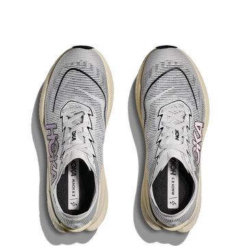 Hoka Mach X 2 Trainer White / Cosmic Grey - Parasol Store