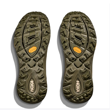 Hoka Mafate Three2 Trainer Oat Milk / Eucalyptus - Parasol Store