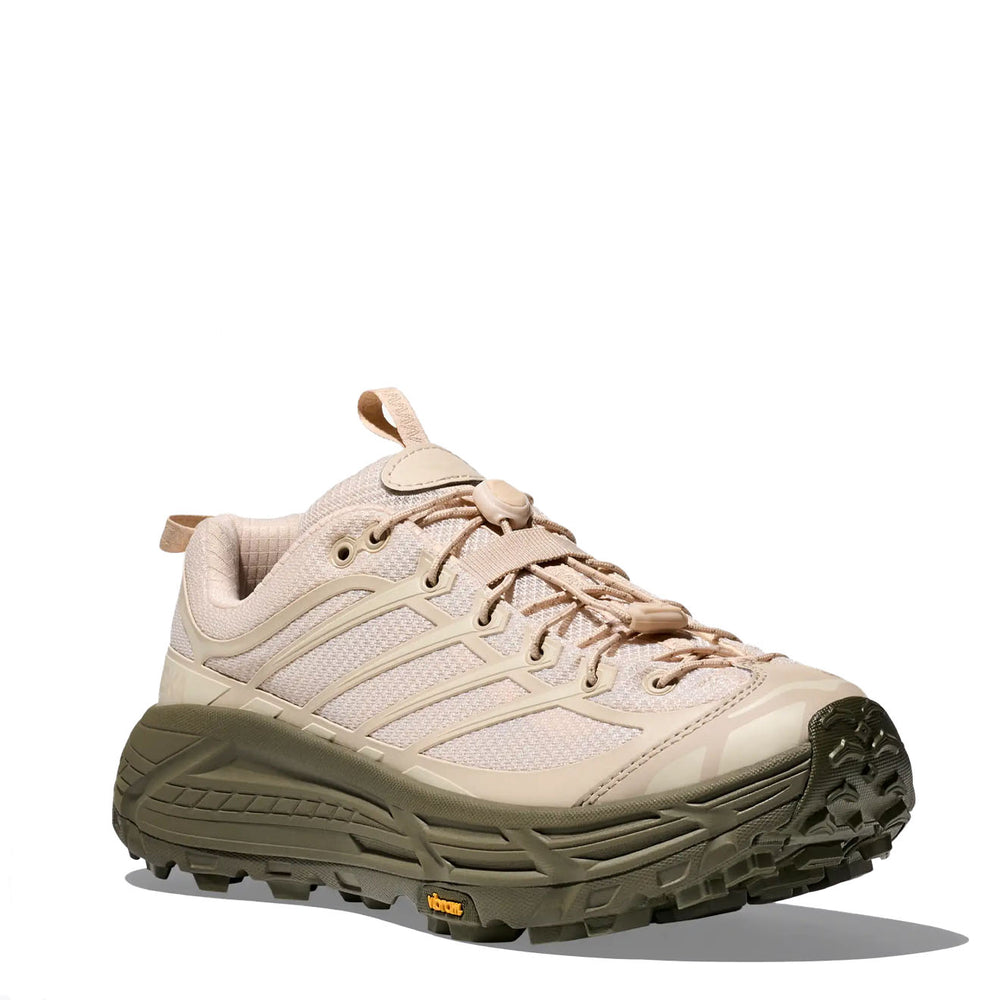 Hoka Mafate Three2 Trainer Oat Milk / Eucalyptus - Parasol Store