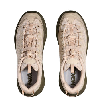 Hoka Mafate Three2 Trainer Oat Milk / Eucalyptus - Parasol Store