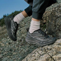 Hoka Stinson One7 Trainer Black / Silver - Parasol Store