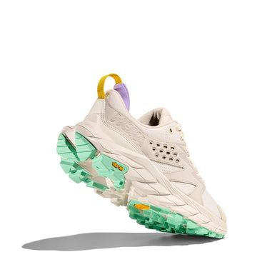 Hoka Womens Anacapa Breeze Low Trainer Alabaster / Mint Fluorite - Parasol Store