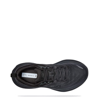 Hoka Womens Bondi 8 Trainer Black / Black - Parasol Store