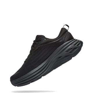 Hoka Womens Bondi 8 Trainer Black / Black - Parasol Store