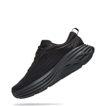 Hoka Womens Bondi 8 Trainer Black / Black - Parasol Store