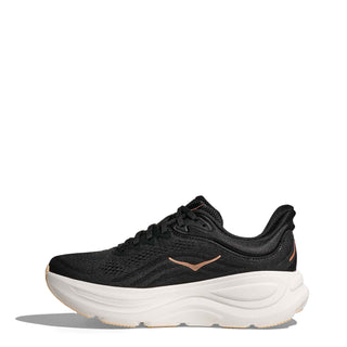 Hoka Womens Bondi 9 Trainer Black / Rose Gold - Parasol Store