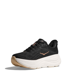 Hoka Womens Bondi 9 Trainer Black / Rose Gold - Parasol Store