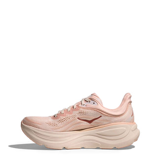 Hoka Womens Bondi 9 Trainer Rose Latte / Rose Cream - Parasol Store
