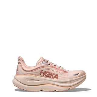 Hoka Womens Bondi 9 Trainer Rose Latte / Rose Cream - Parasol Store