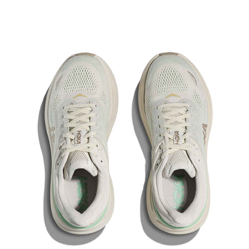 Hoka Womens Bondi 9 Trainer Truffle Salt / Sea Glass - Parasol Store