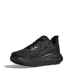 Hoka Womens Clifton 10 Trainer Black / Black - Parasol Store