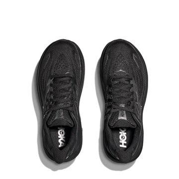 Hoka Womens Clifton 10 Trainer Black / Black - Parasol Store